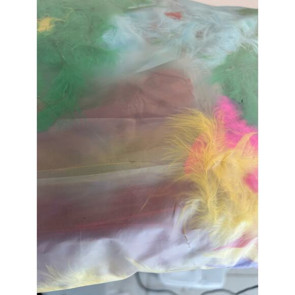 Vibrant Flapper Feather Boas Party Pack with Heart-Shaped Sunglasses 6 Pcs - Picture 9 of 9